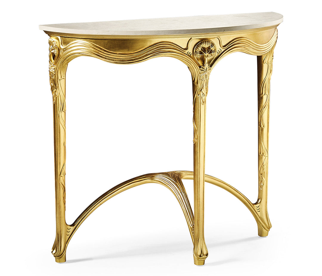 Versailles Collection - Art Nouveau gilded console