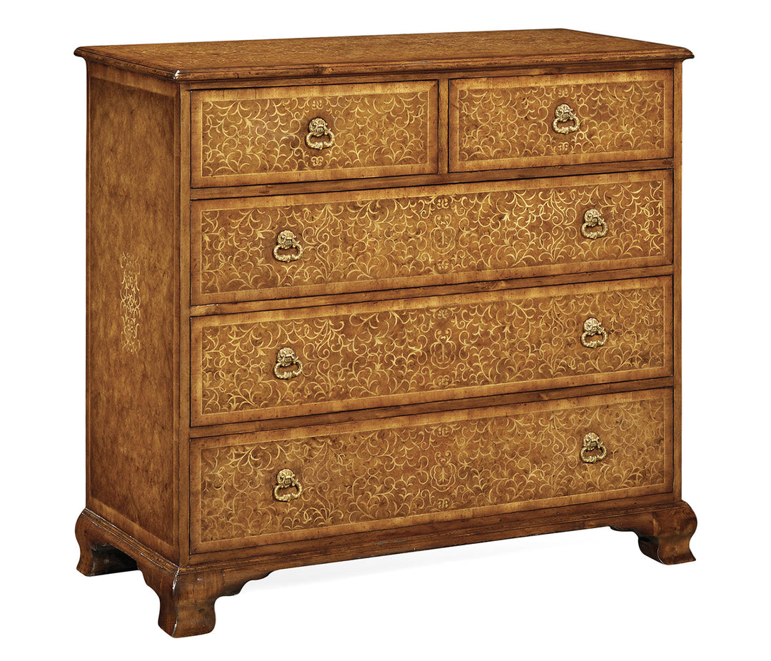 La Rochelle Collection - Seaweed chest of five drawers (Large)