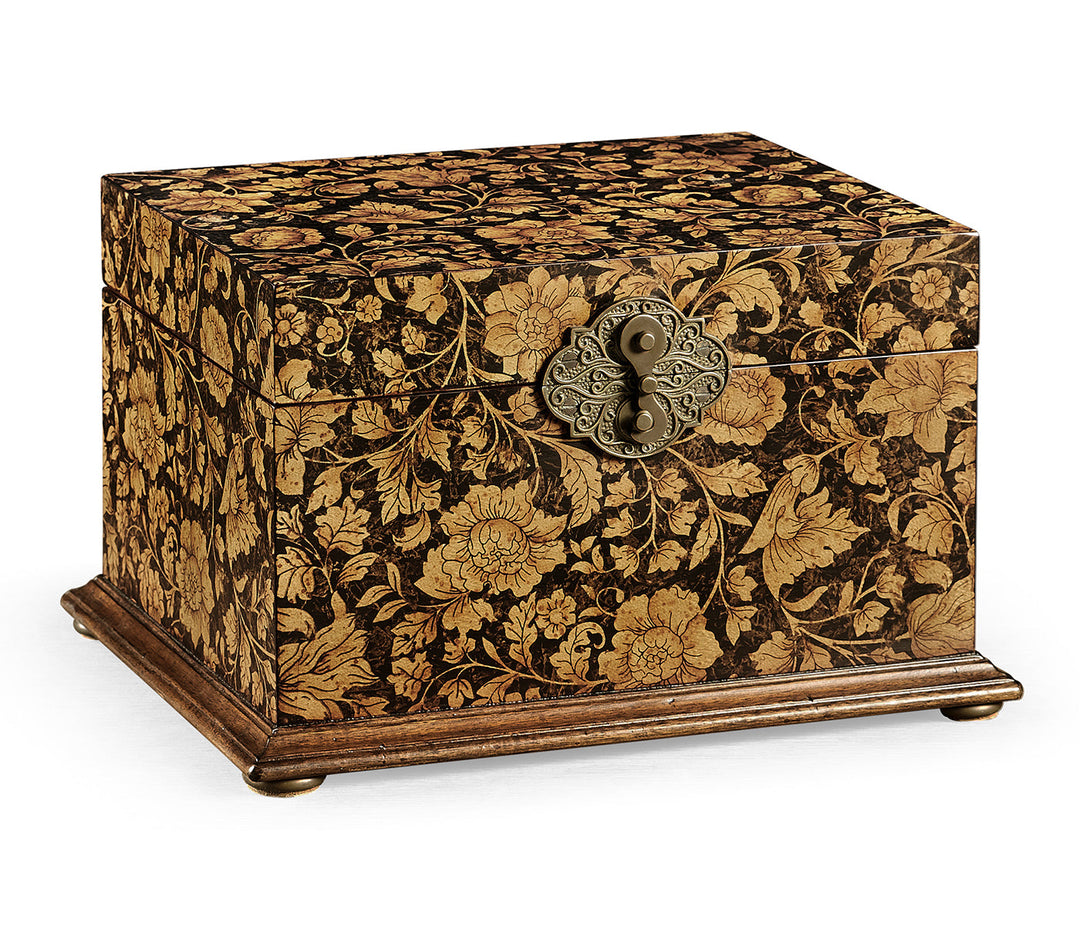 Hampton Collection - Black Chinoiserie Jewellery Box