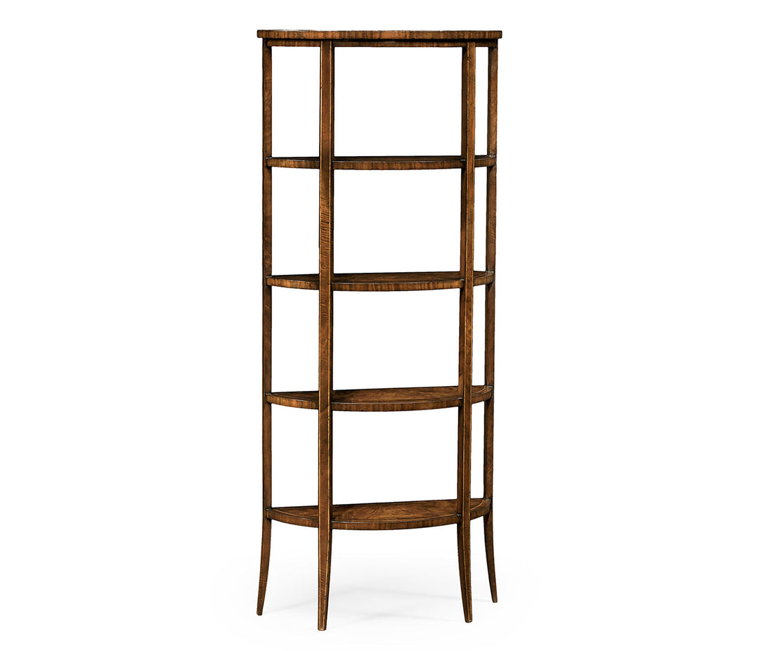 Clean & Classic Collection - Biedermeier Style Five-Tier Étagère (Mahogany)