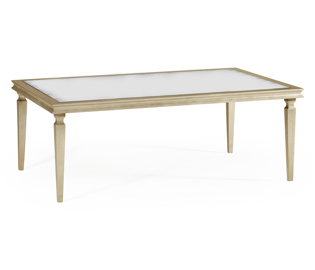 JC Modern - Luxe Collection - Italian Silver Rectangular Coffee Table