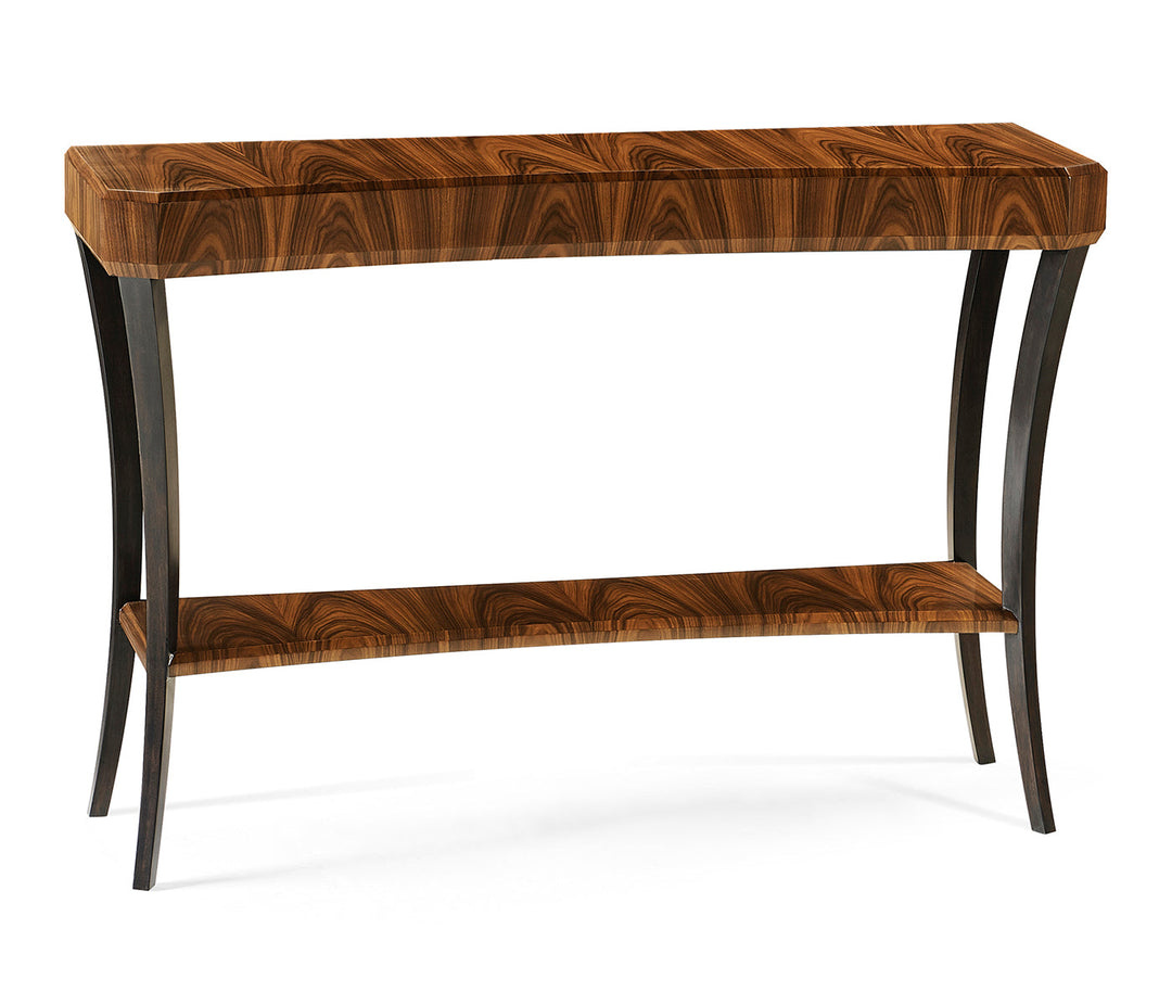 JC Modern - Santos Collection - Art Deco Satin Console Table