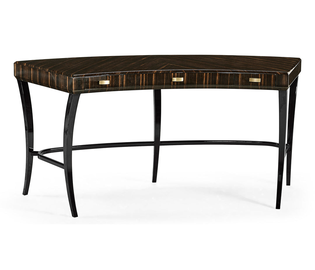 JC Modern - Ebony Collection - Art Deco Curved Desk