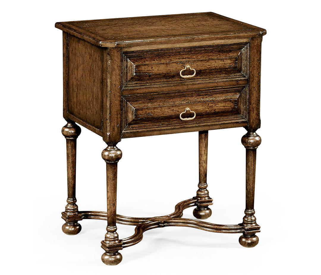 Sherwood Oak Collection - Tudorbethan Dark Oak Side Table