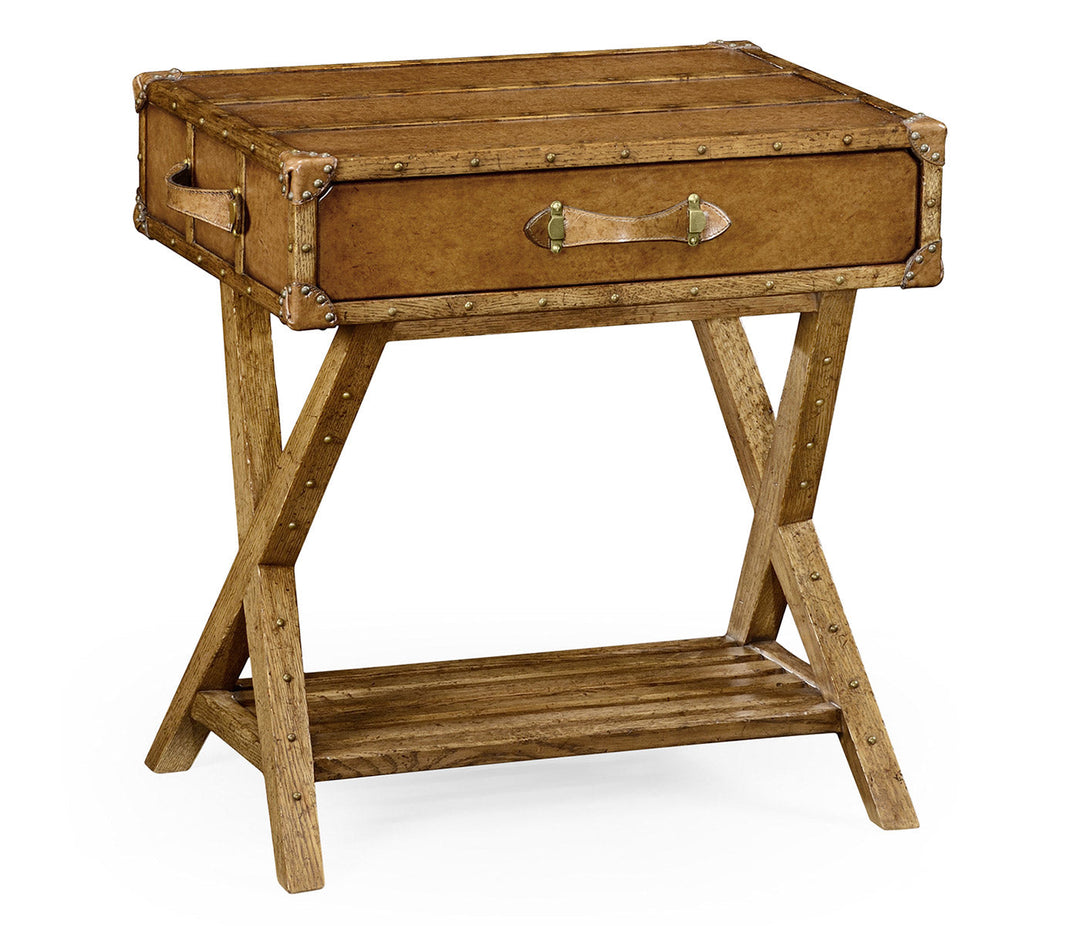 JC Edited - Voyager Collection - Travel Trunk Style Side Table