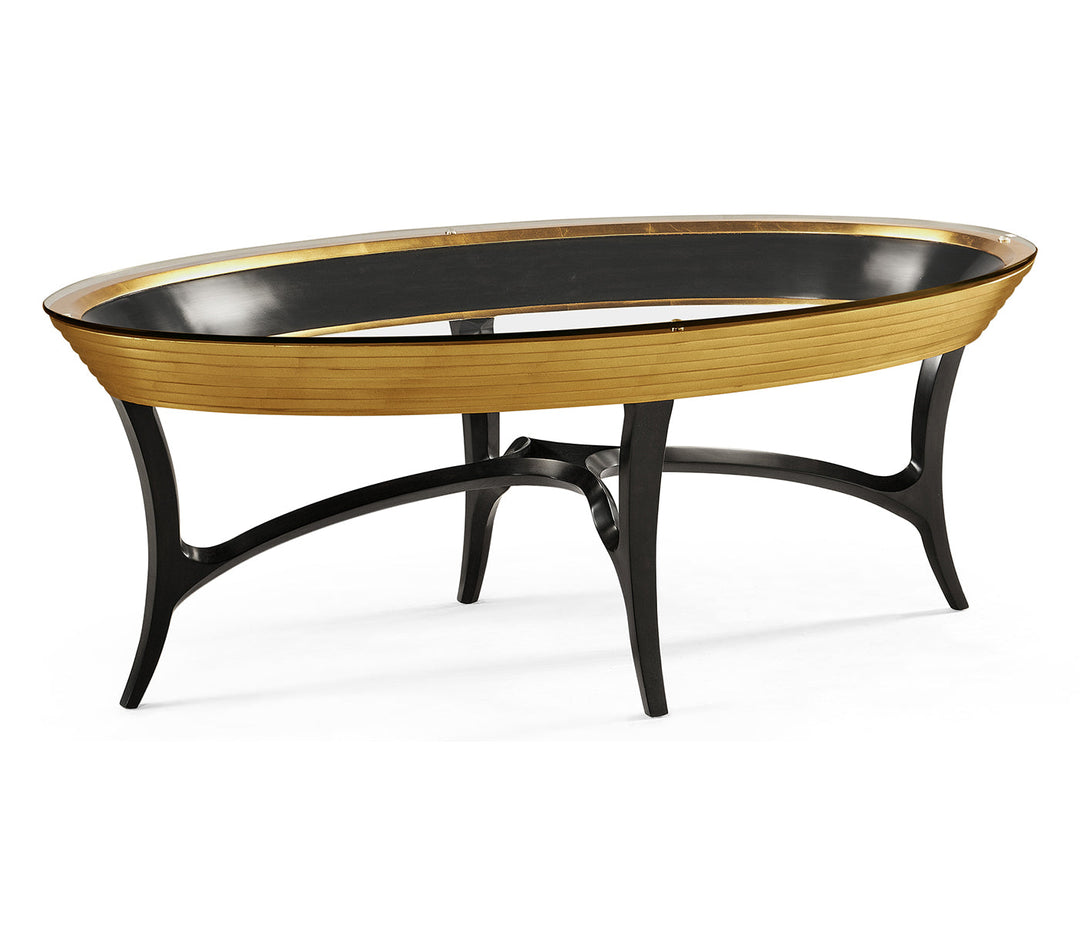 JC Modern - Luxe Collection - Stepped Gilded Coffee Table