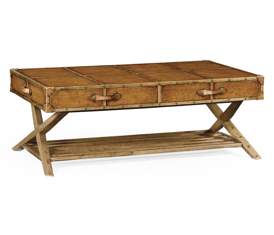 JC Edited - Voyager Collection - Travel Trunk Style Coffee Table