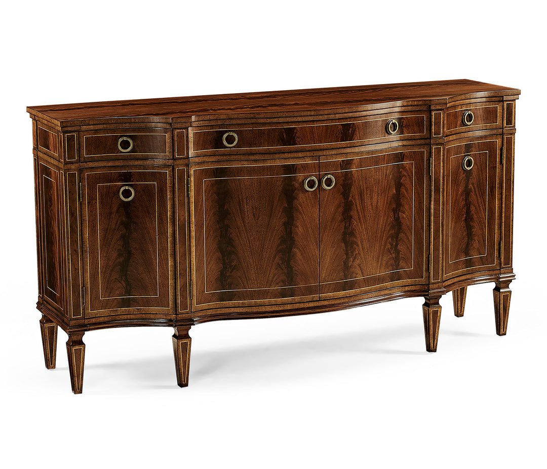 Buckingham Collection - Buckingham Serpentine Mahogany Sideboard