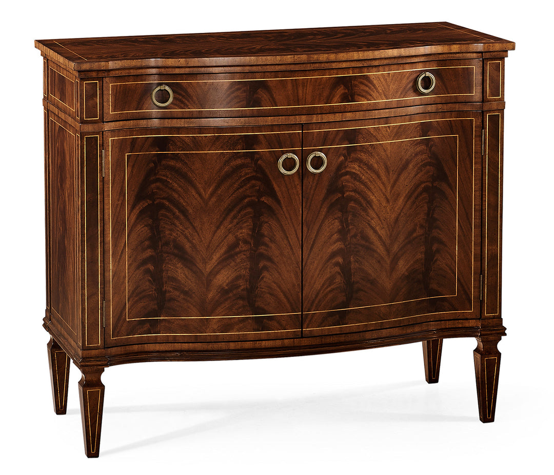 Buckingham Collection - Bowfront Mahogany Cabinet