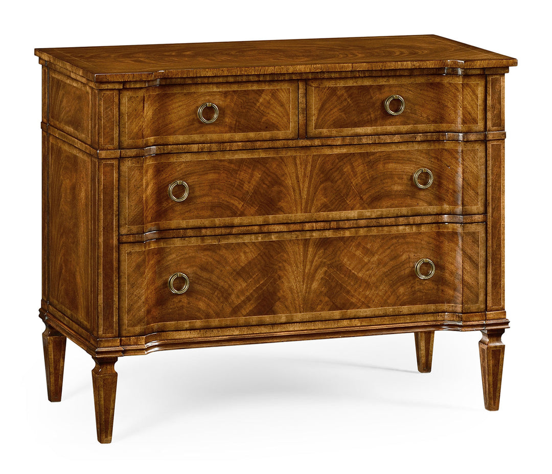 Windsor Collection - Regency Walnut Reverse Breakfront Chest