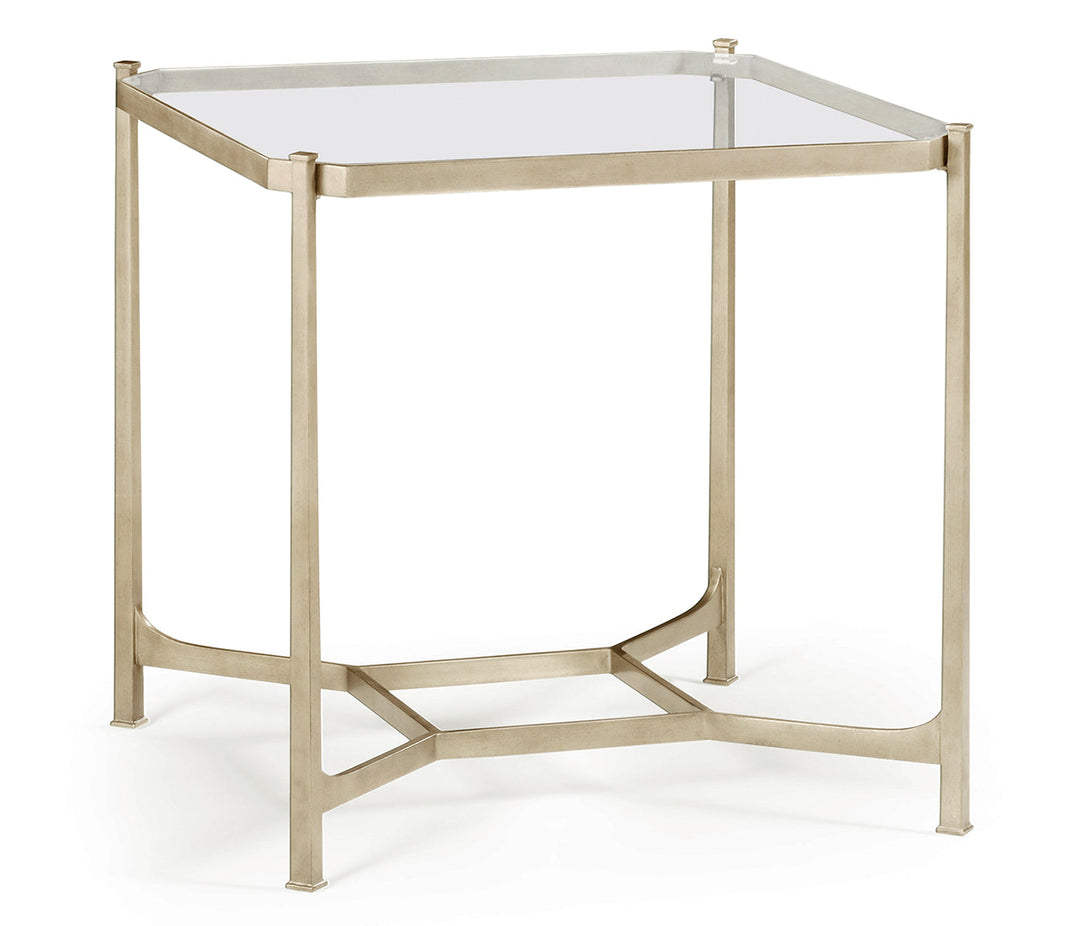 JC Modern - Luxe Collection - Silver Square Side Table