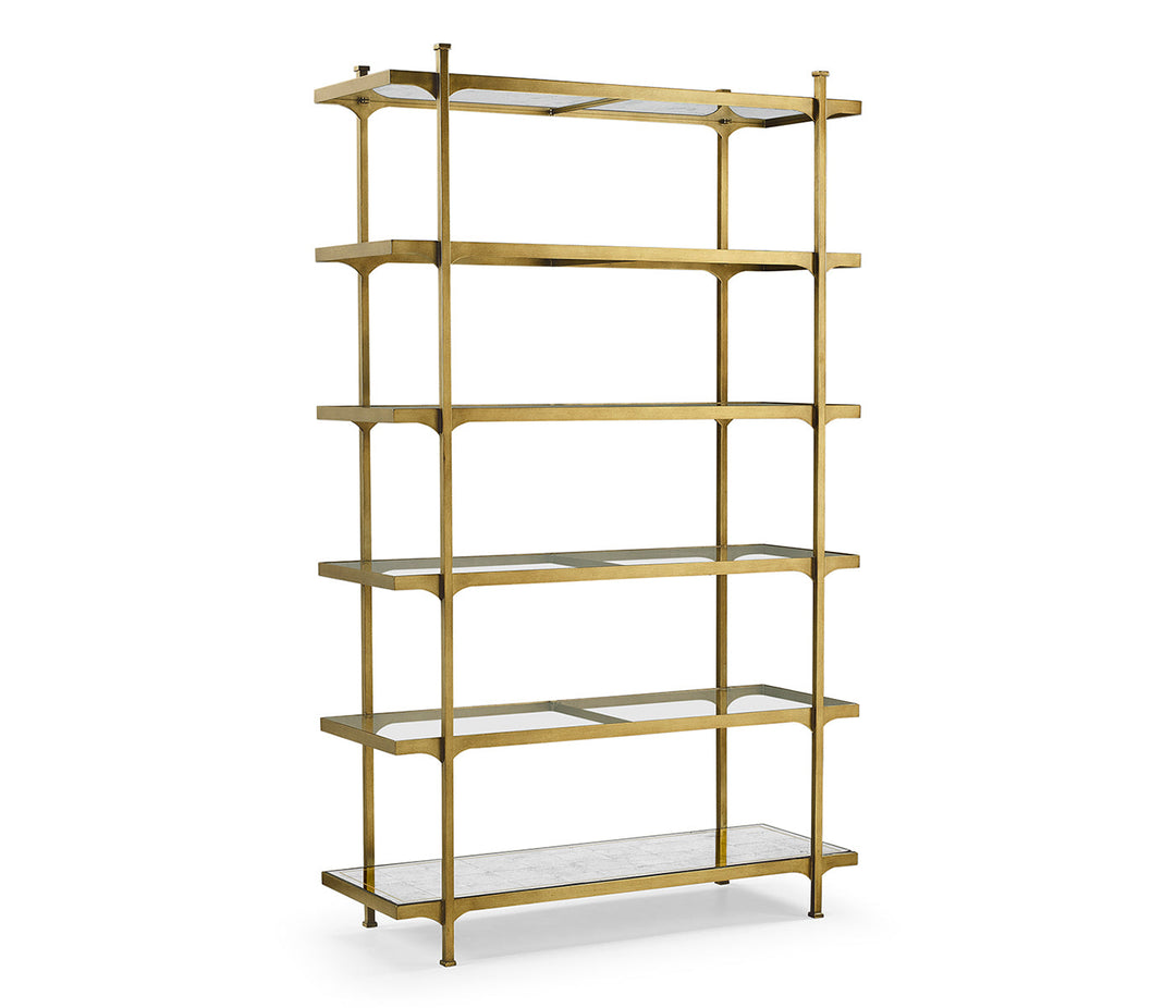 JC Modern - Luxe Collection - Gilded Six Tier Étagère