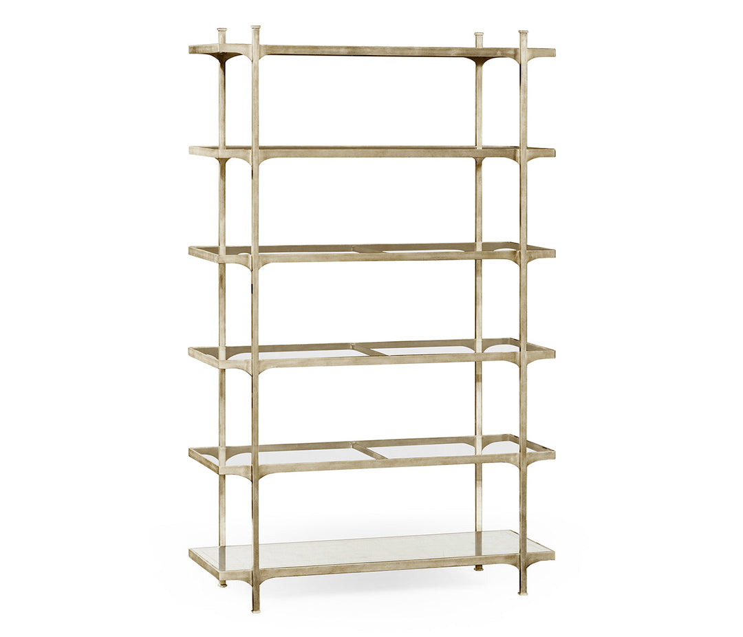 JC Modern - Luxe Collection - Silver Six Tier Étagère