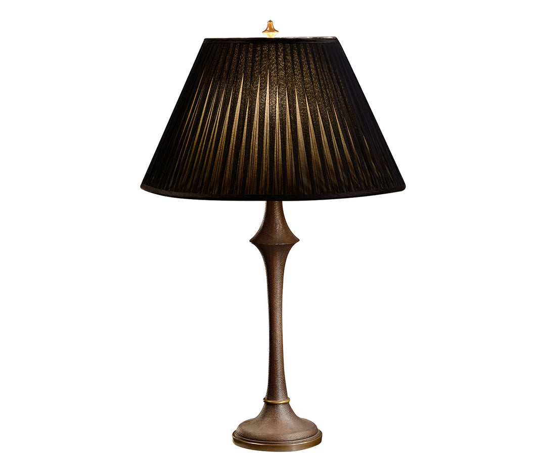 Country Farmhouse Collection - Heavily textured baluster table lamp