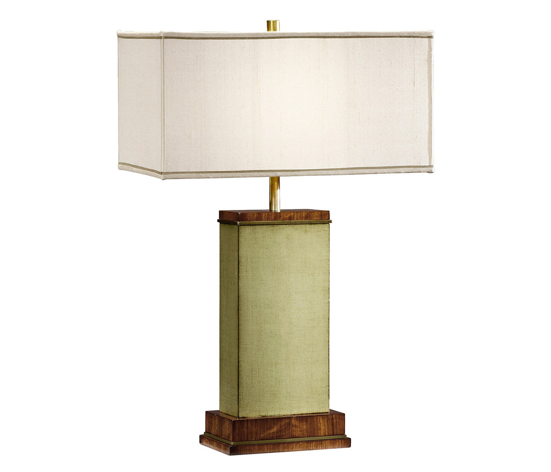 JC Modern - Cosmo Collection - Sage Finish Hyedua Rectangular Table Lamp