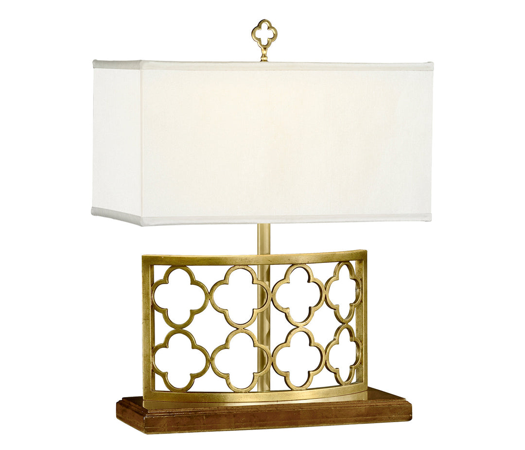 JC Modern - Luxe Collection - Gilded Gothic Trellis Table Lamp