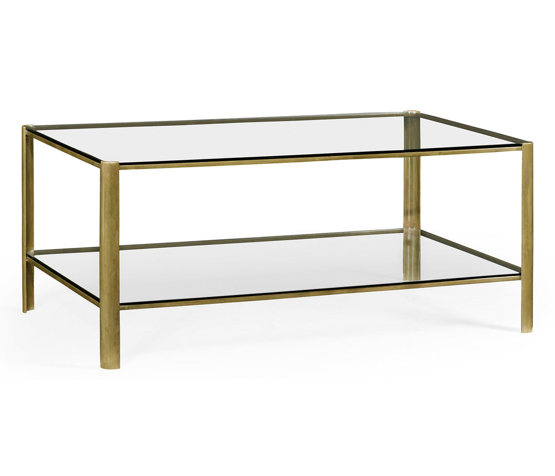 JC Modern - Cosmo Collection - Cosmo Antique Brass Cocktail Table