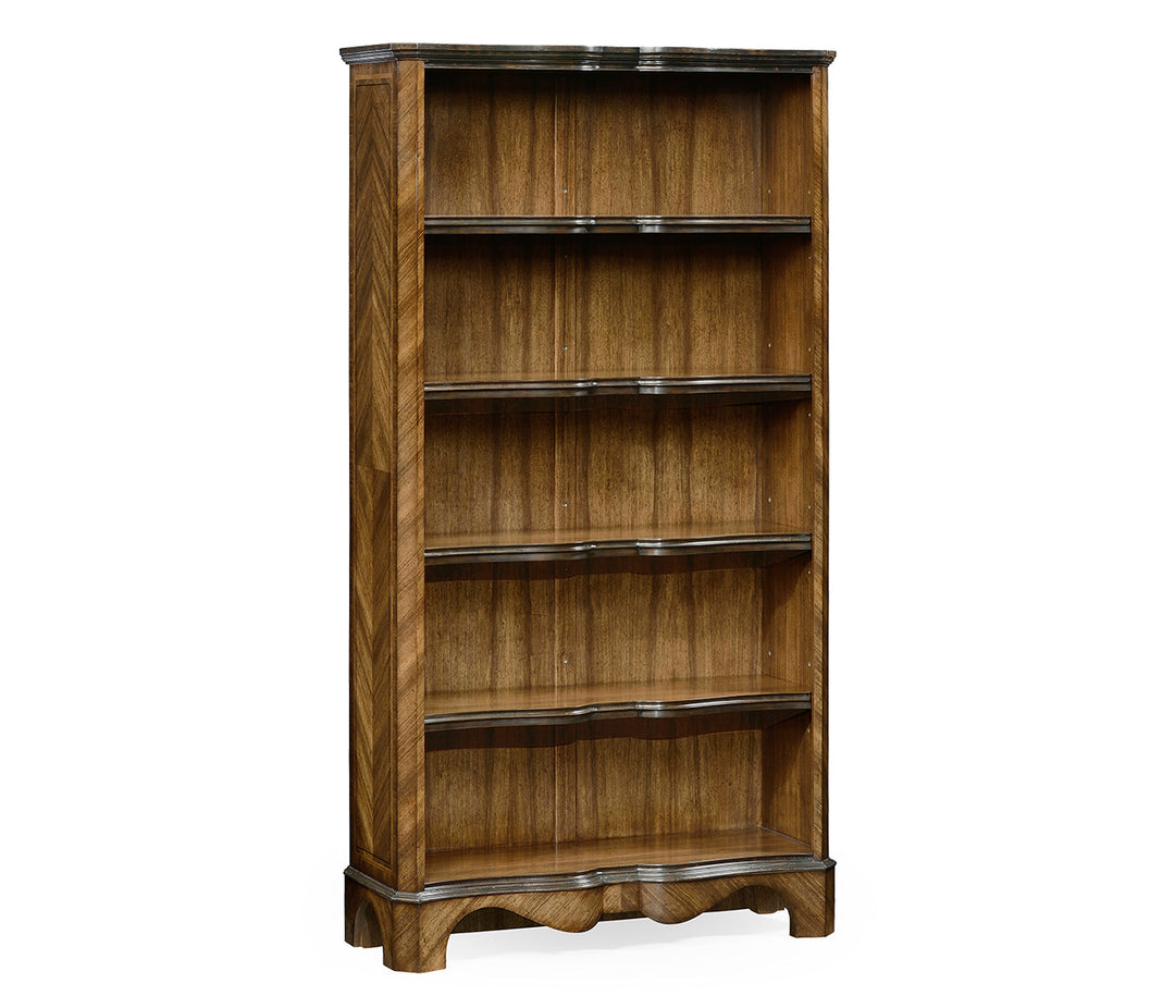 Moroccan Collection - Tall Argentinian Walnut Open Bookcase