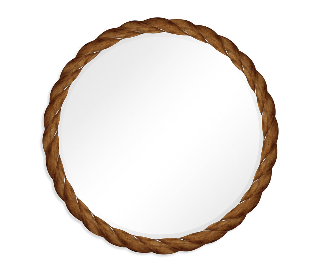 JC Modern - Twist Collection - 45" Walnut Twisted Mirror