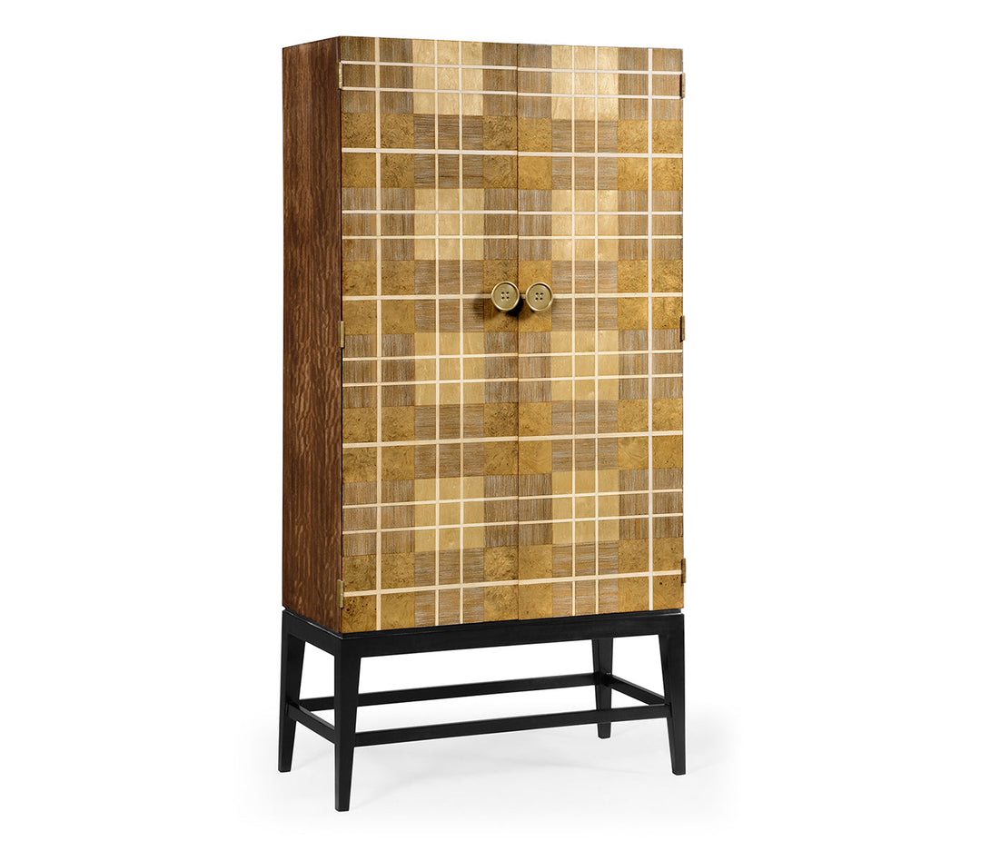 JC Modern - Alexander Julian Collection - Pale Tartan Ladies Armoire