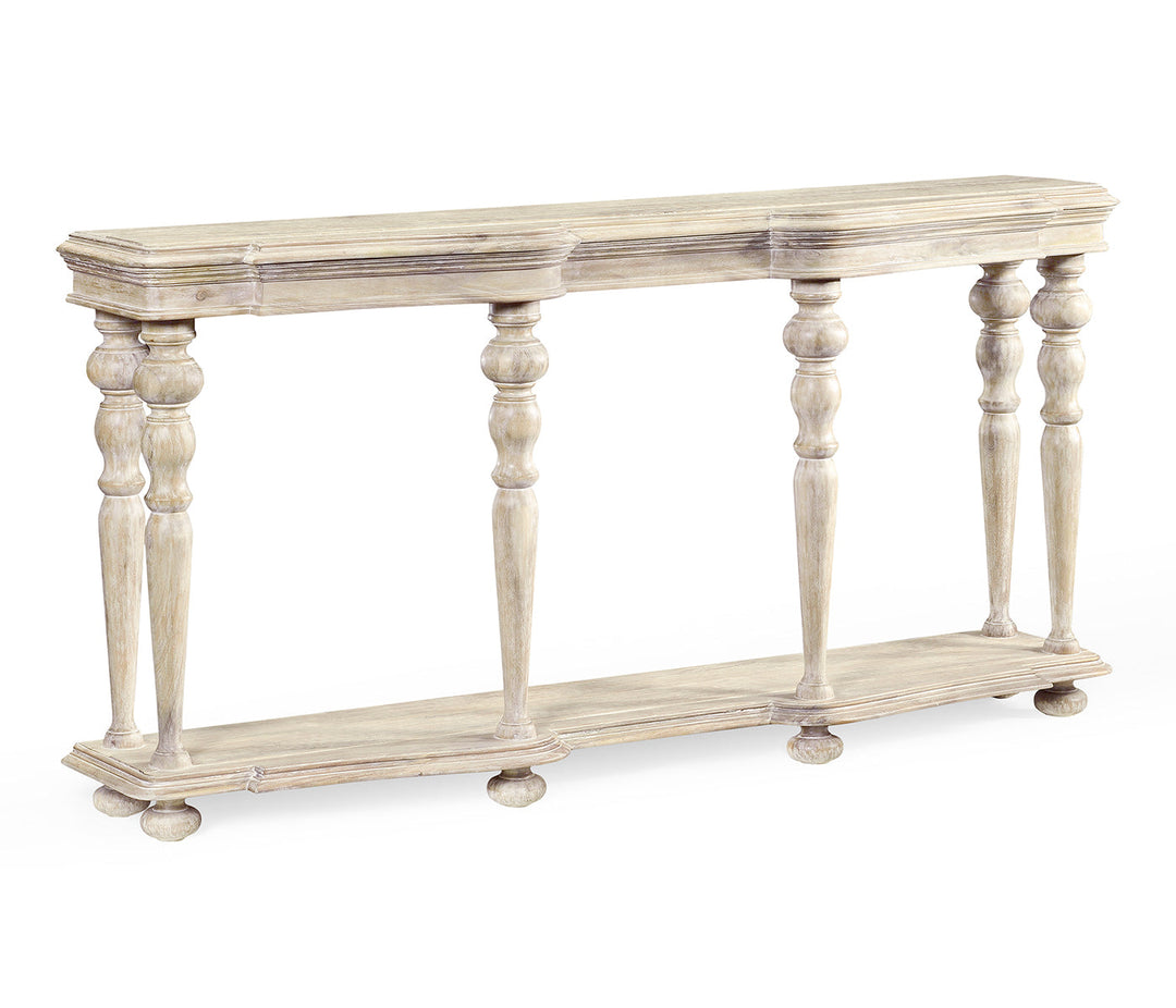 JC Edited - Artisan Collection - Rectangular Limed Acacia Console