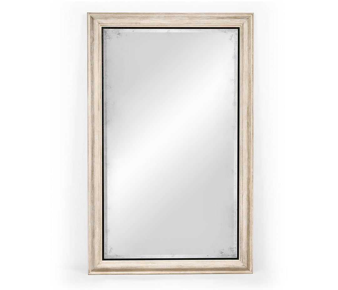 JC Edited - Artisan Collection - Rectangular Limed Acacia Antique Mirror