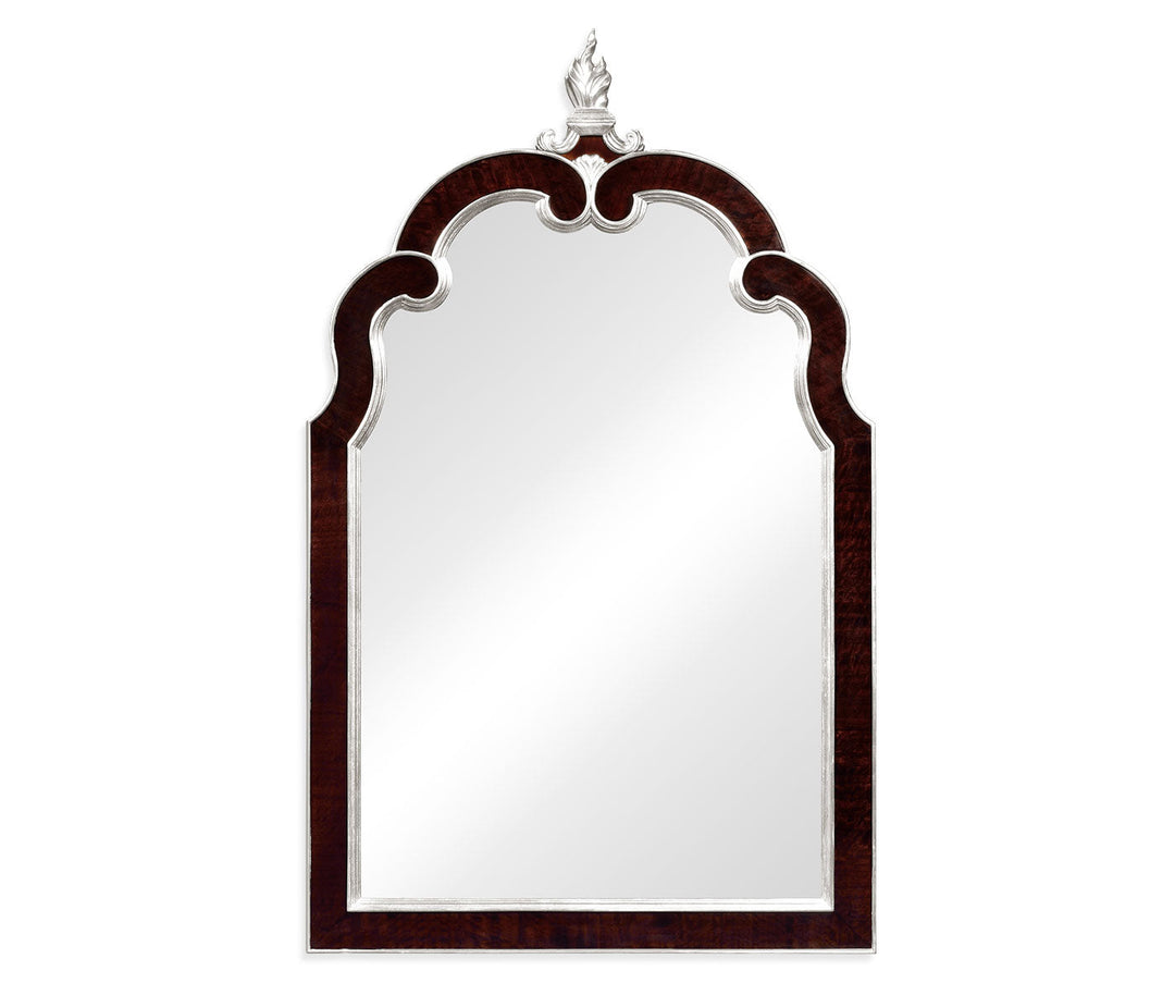 JC Modern - Belgravia Collection - Black Eucalyptus and Silver Hanging Mirror