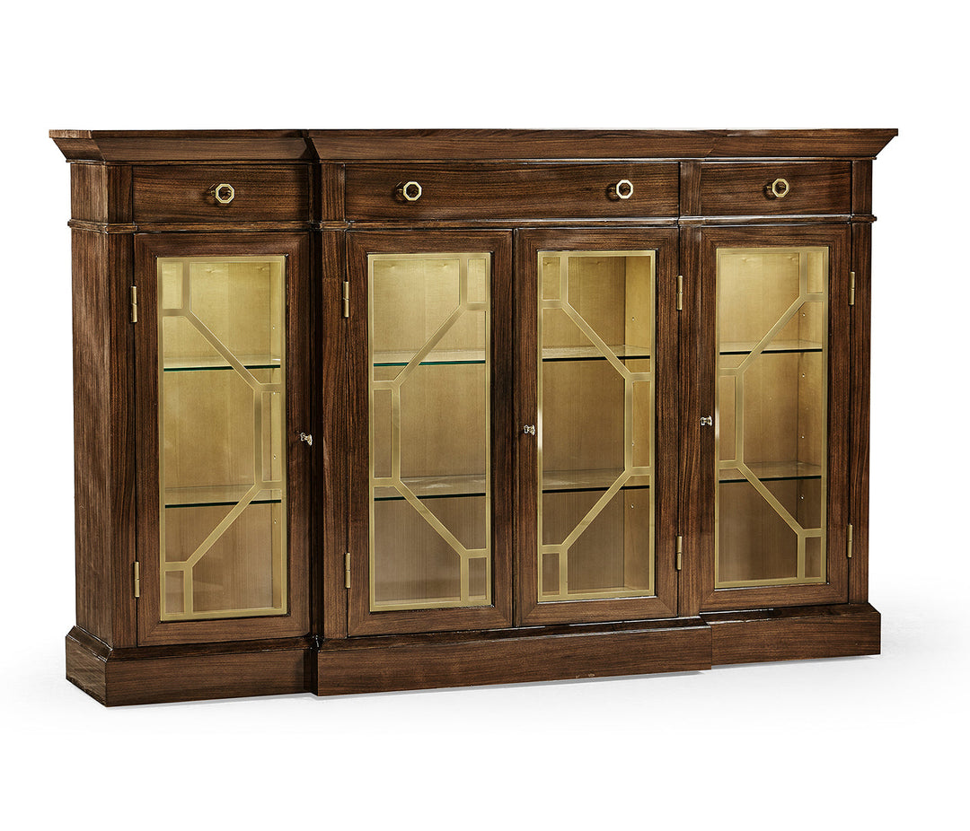 JC Modern - Octavia Collection - Dark Rosewood Four-Door Display Cabinet