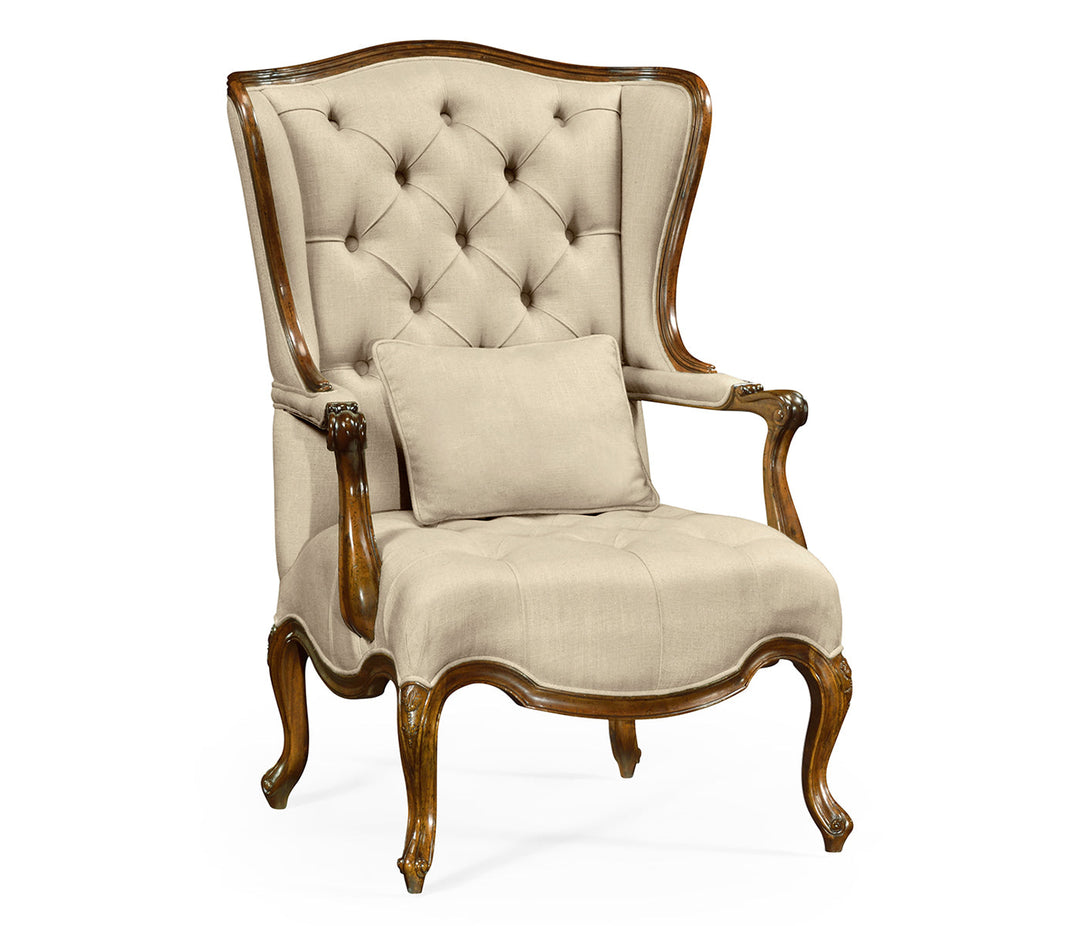 Windsor Collection - Wing-Backed Chair in Mazo