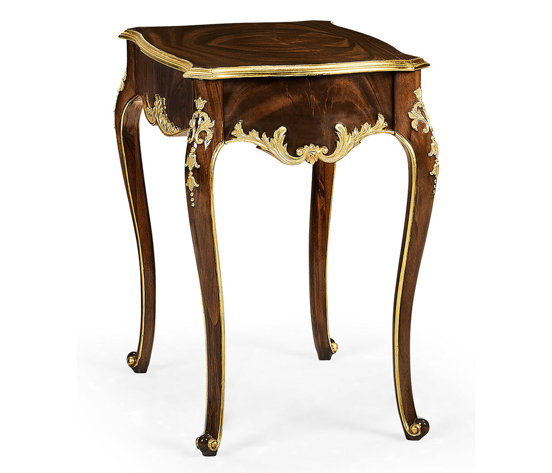 Monte Carlo Collection - End table with gilt carved detailling