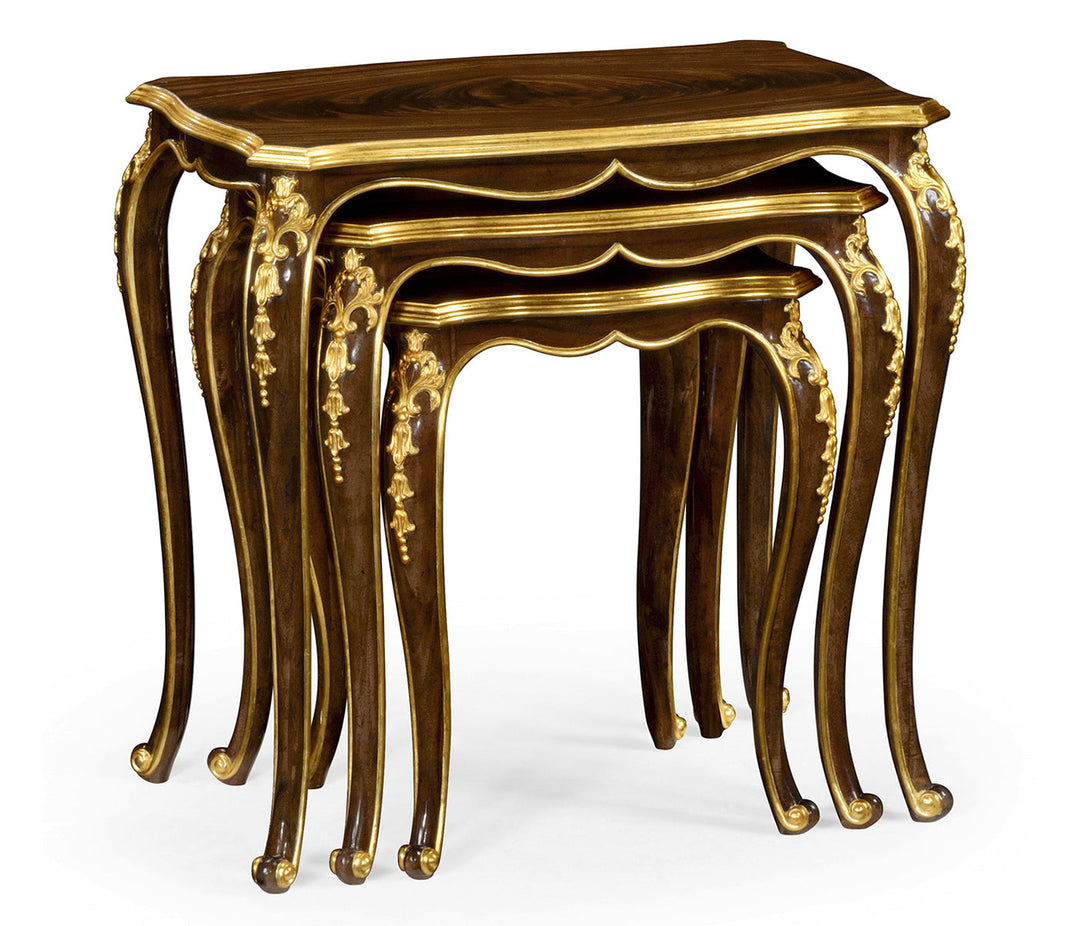 Monte Carlo Collection - Nesting tables with gilt carved detailling