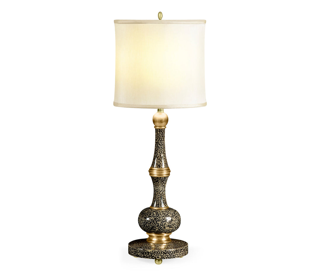 JC Modern - Indochine Collection - Midnight Snakeskin Eggshell Table Lamp