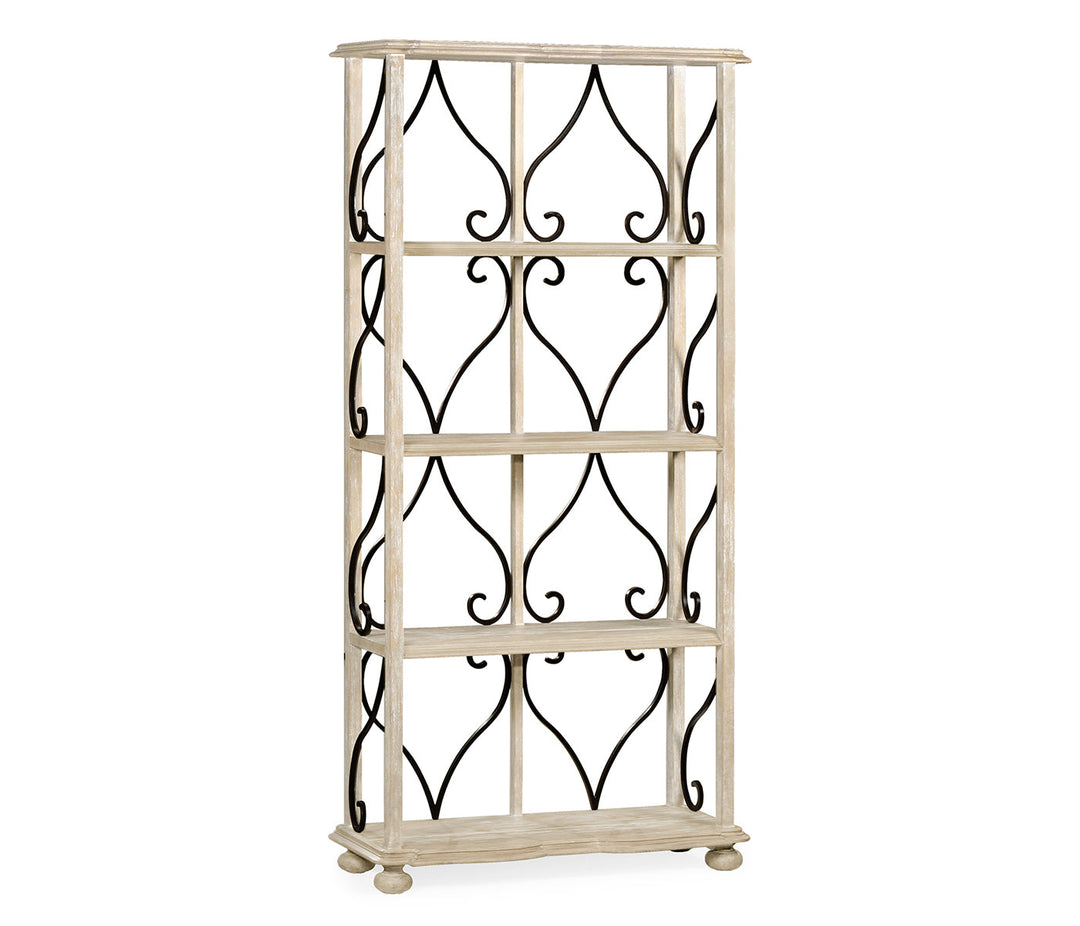 JC Edited - Artisan Collection - Four-Tier Étagère in Limed Acacia