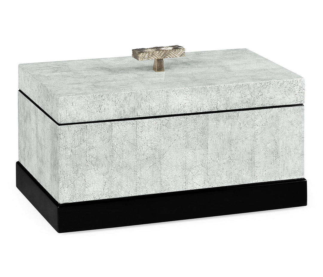 JC Modern - Indochine Collection - White Smoke Eggshell Rectangular Box