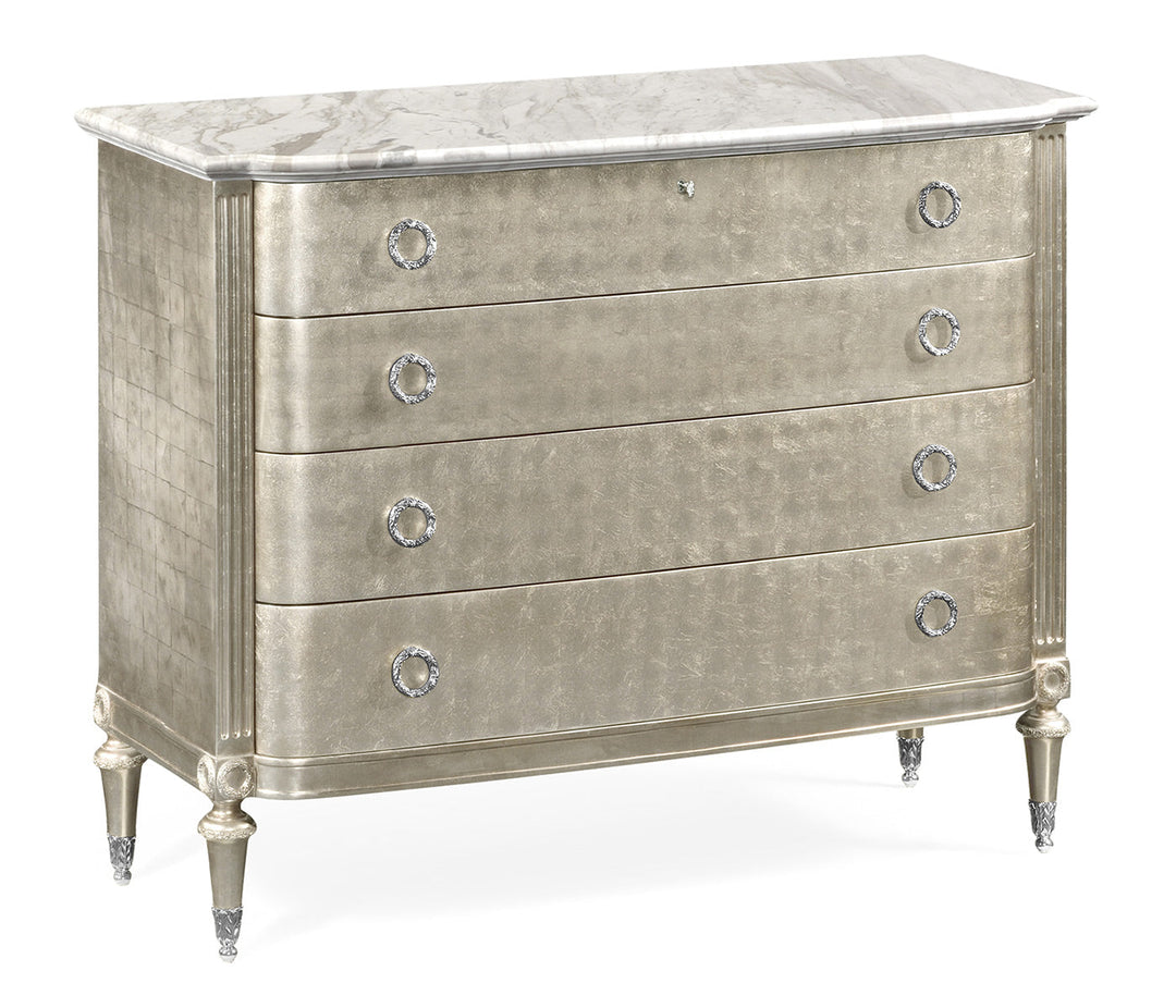 JC Modern - Belgravia Collection - Silver Espresso Chest of Drawers