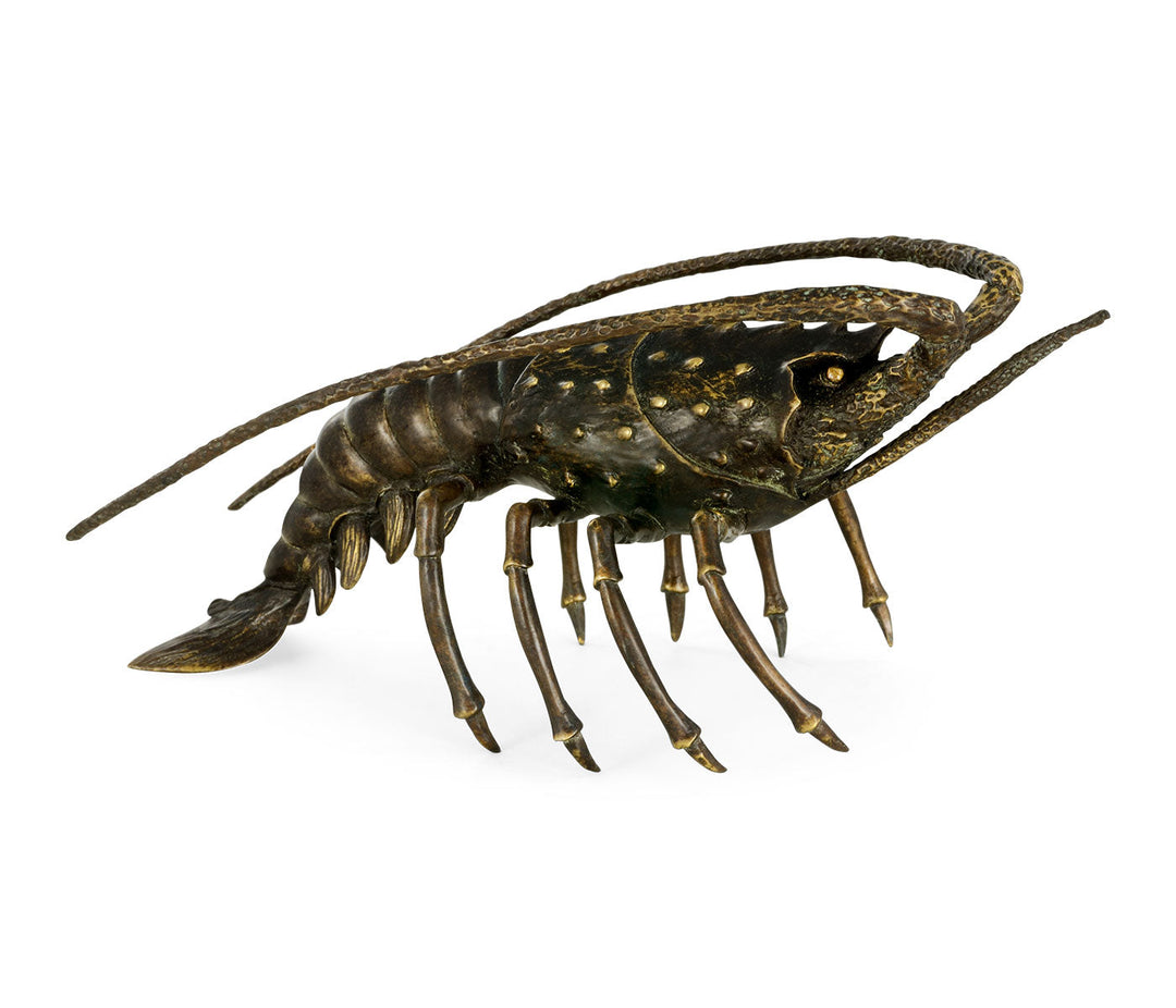 Curated Collection - Antique Dark Bronze Langoustine