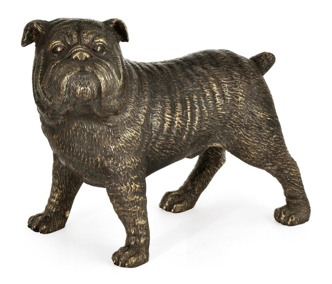 Curated Collection - Antique Dark Bronze Bulldog