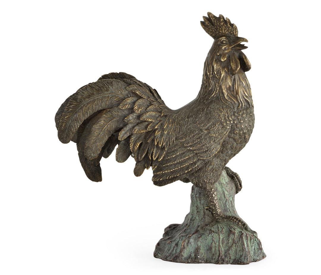 Curated Collection - Antique Dark Bronze Rooster