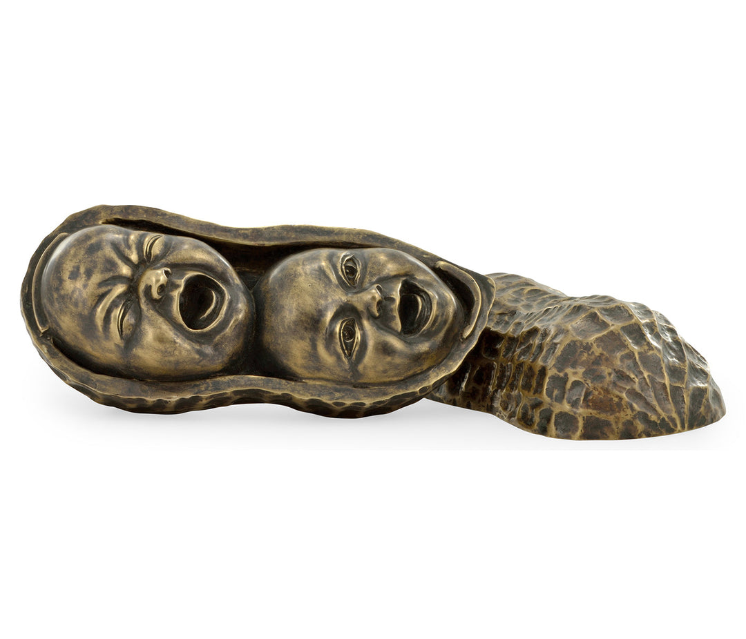 Curated Collection - Antique Dark Bronze Peanut Shell