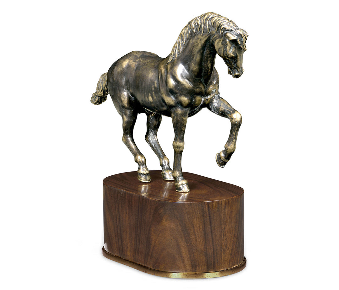 Curated Collection - Antique Dark Bronze Horse