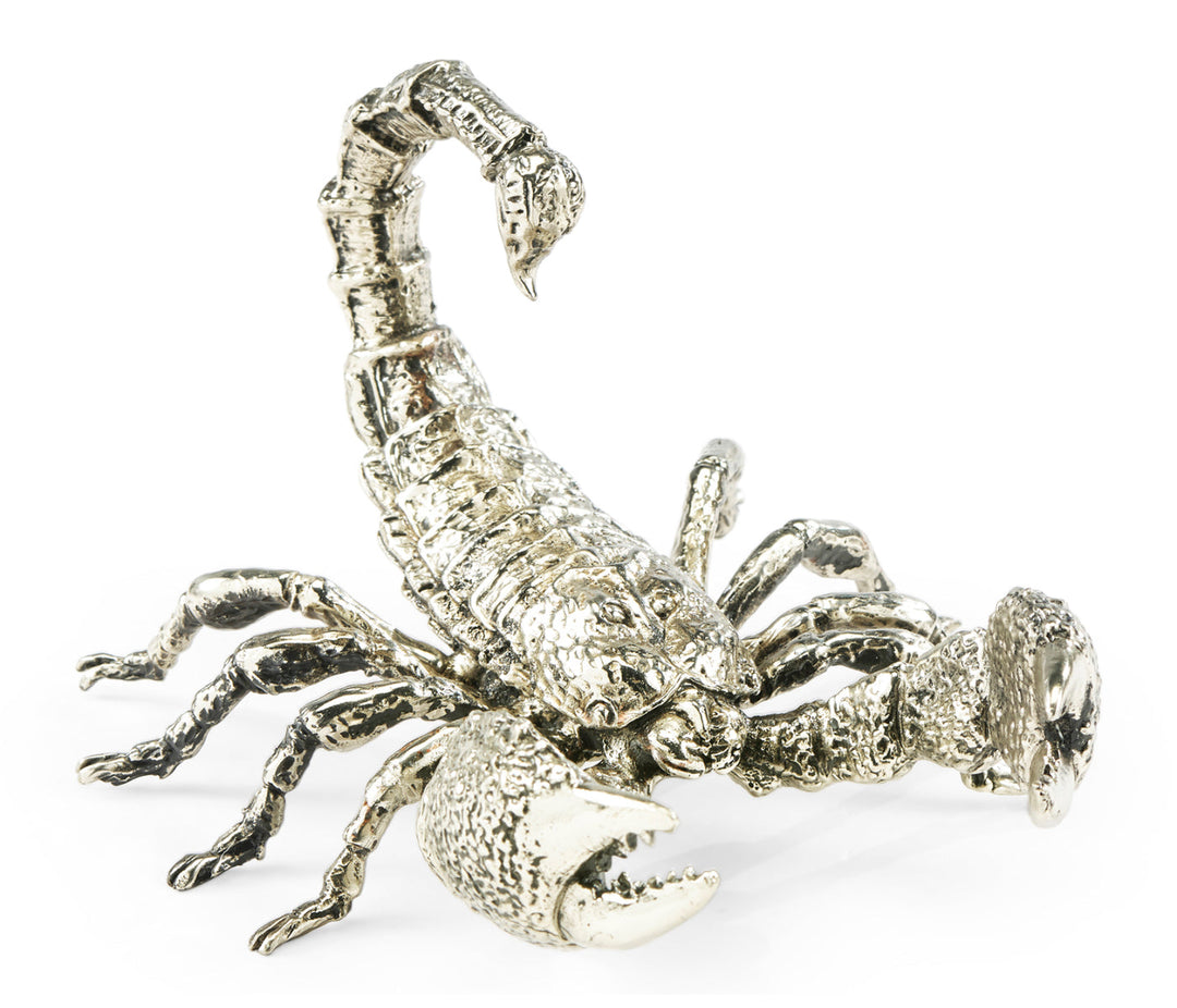 Curated Collection - White Brass Scorpion