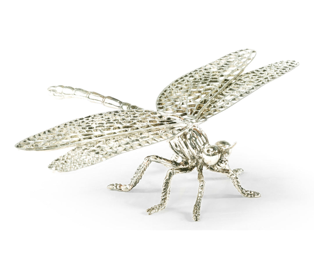 Curated Collection - White Brass Dragonfly