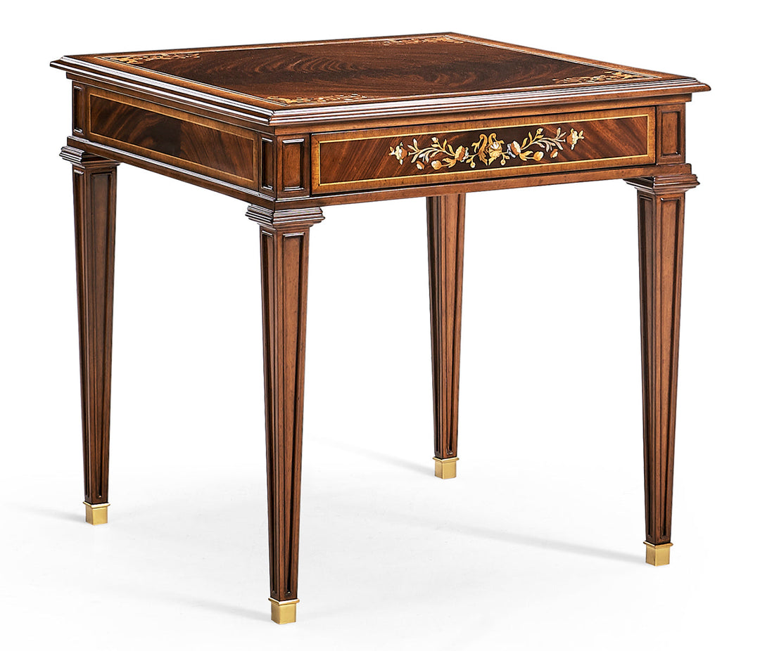 Regency Collection - Square Mahogany Side Table