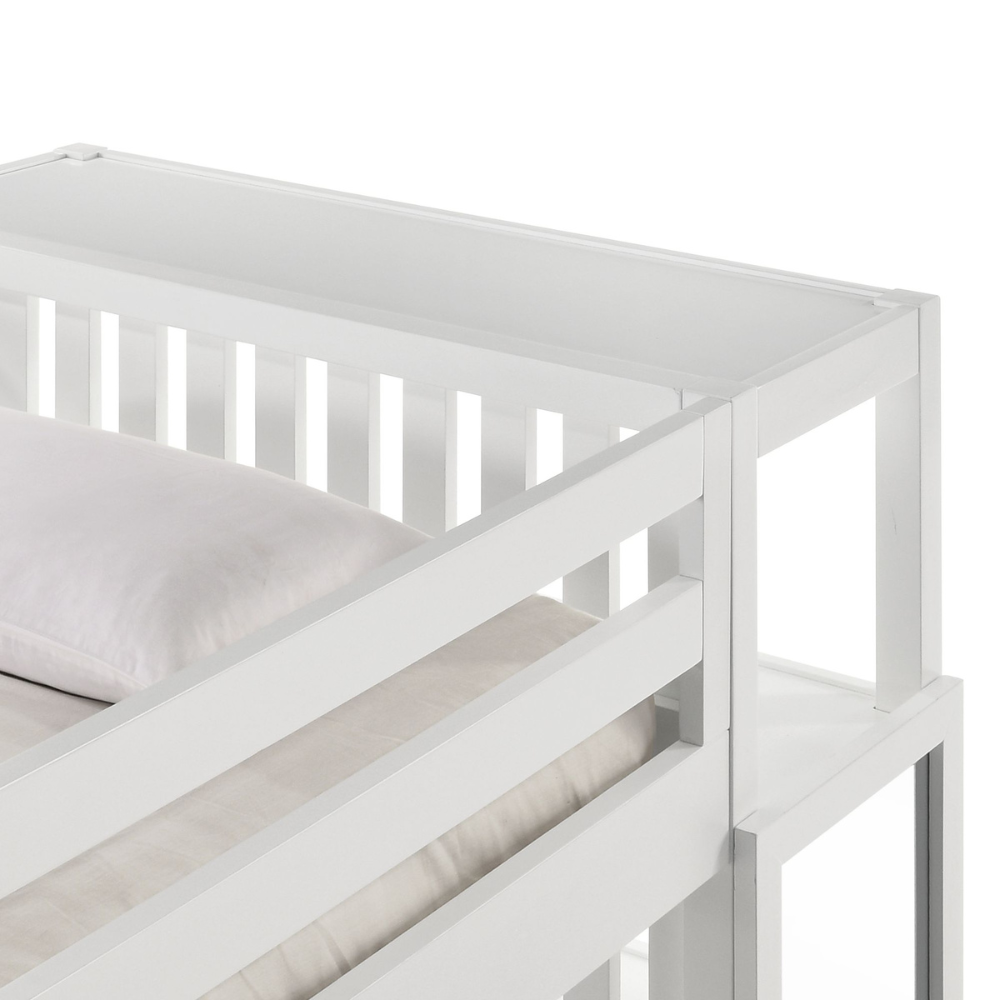 Brian Twin Over Twin Bunk Bed In White