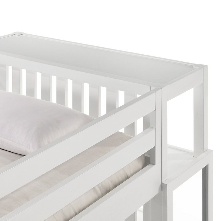Brian Twin Over Twin Bunk Bed In White