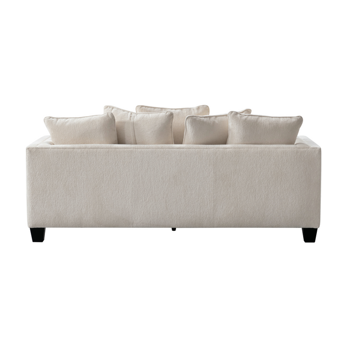 Plush Paradise Beige Sofa Set