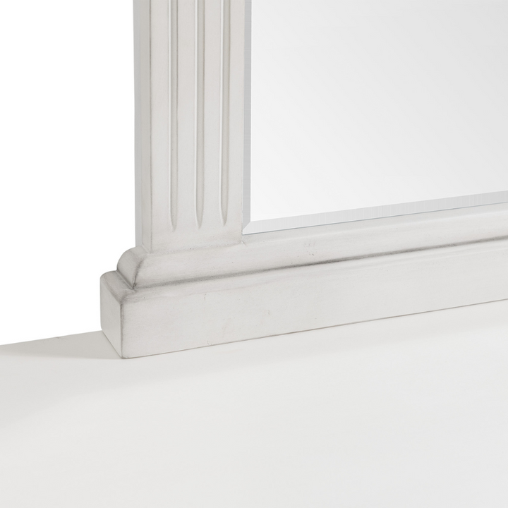 Calloway 7-Drawer Dresser w/ Mirror Set in White