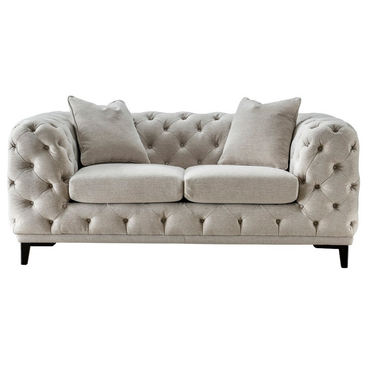 PLAIN TUFT SOFA SET