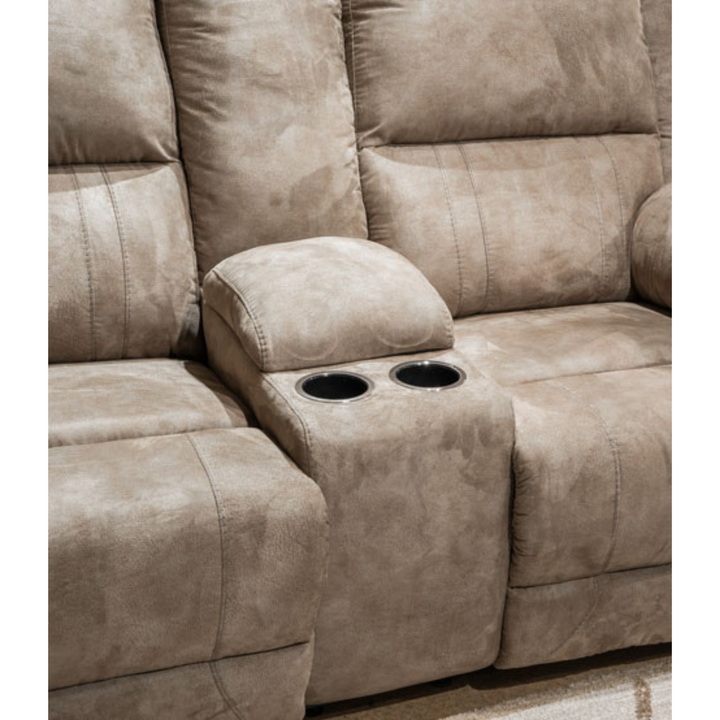 Laresview Reclining Loveseat with Console