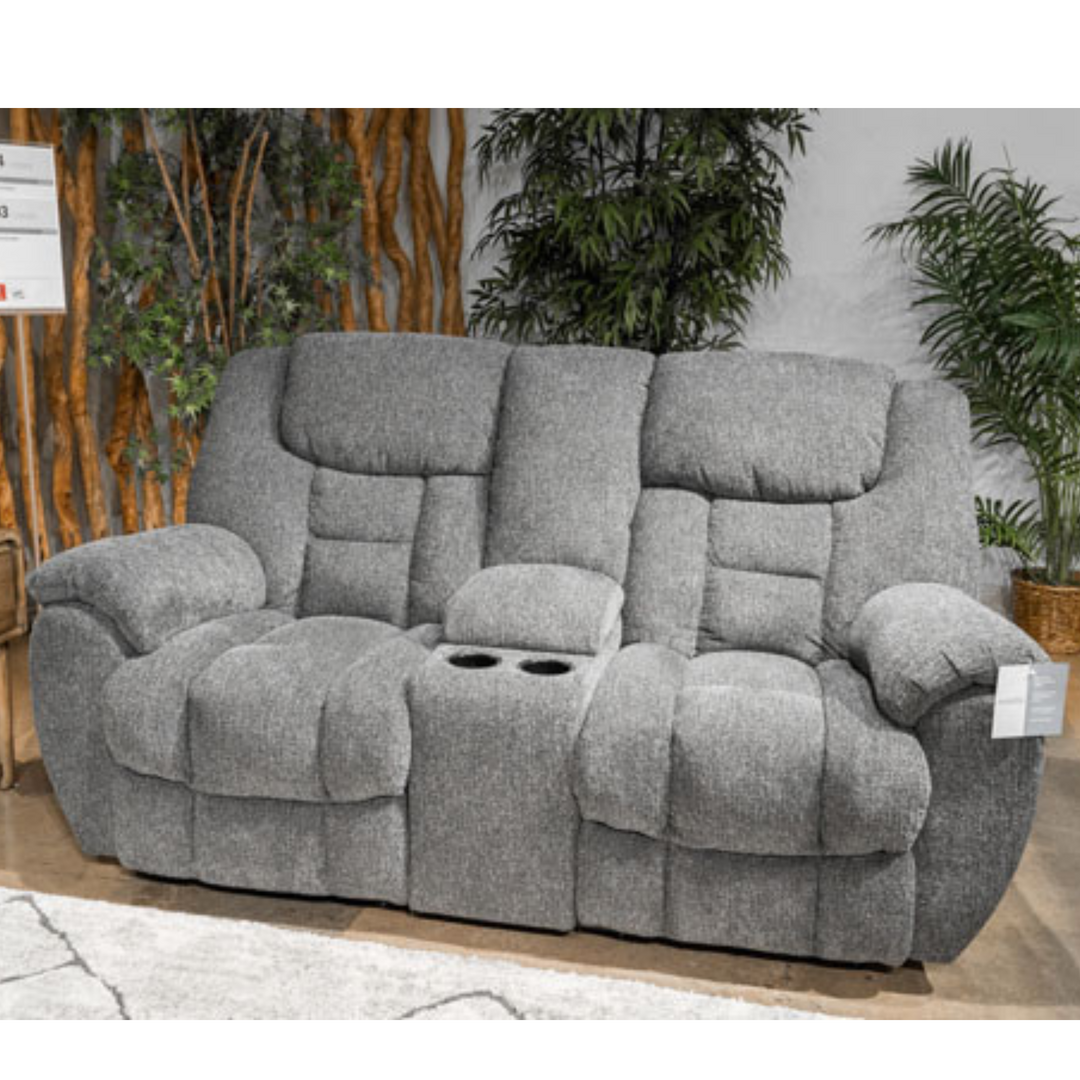 Foreside Reclining Loveseat with Console